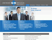 Tablet Screenshot of gm-personal.de